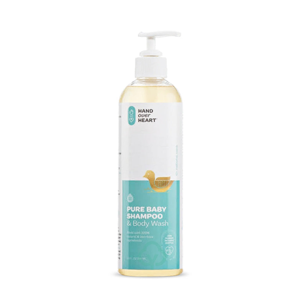 Hand Over Heart 100% Natural Baby Shampoo And Body Wash Baby Hair Conditioning