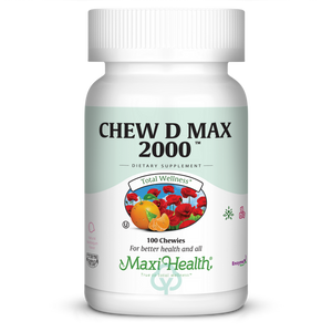 Maxi Health Chew D Max 2000 100 Chews Total Wellness