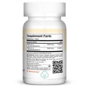 Maxi Health Chewable B12 5000 60 Chews Abundant Energy