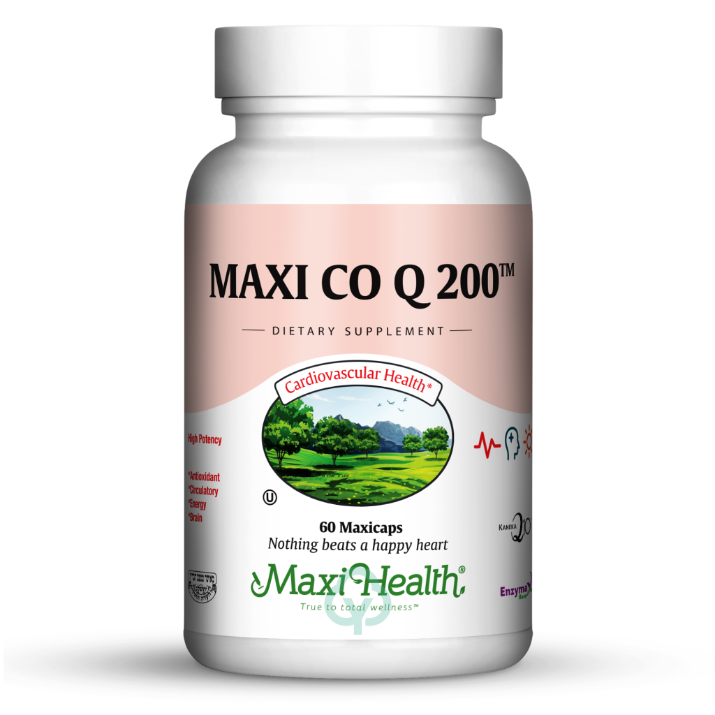 Maxi Health Co Q 200 60 Caps Heart