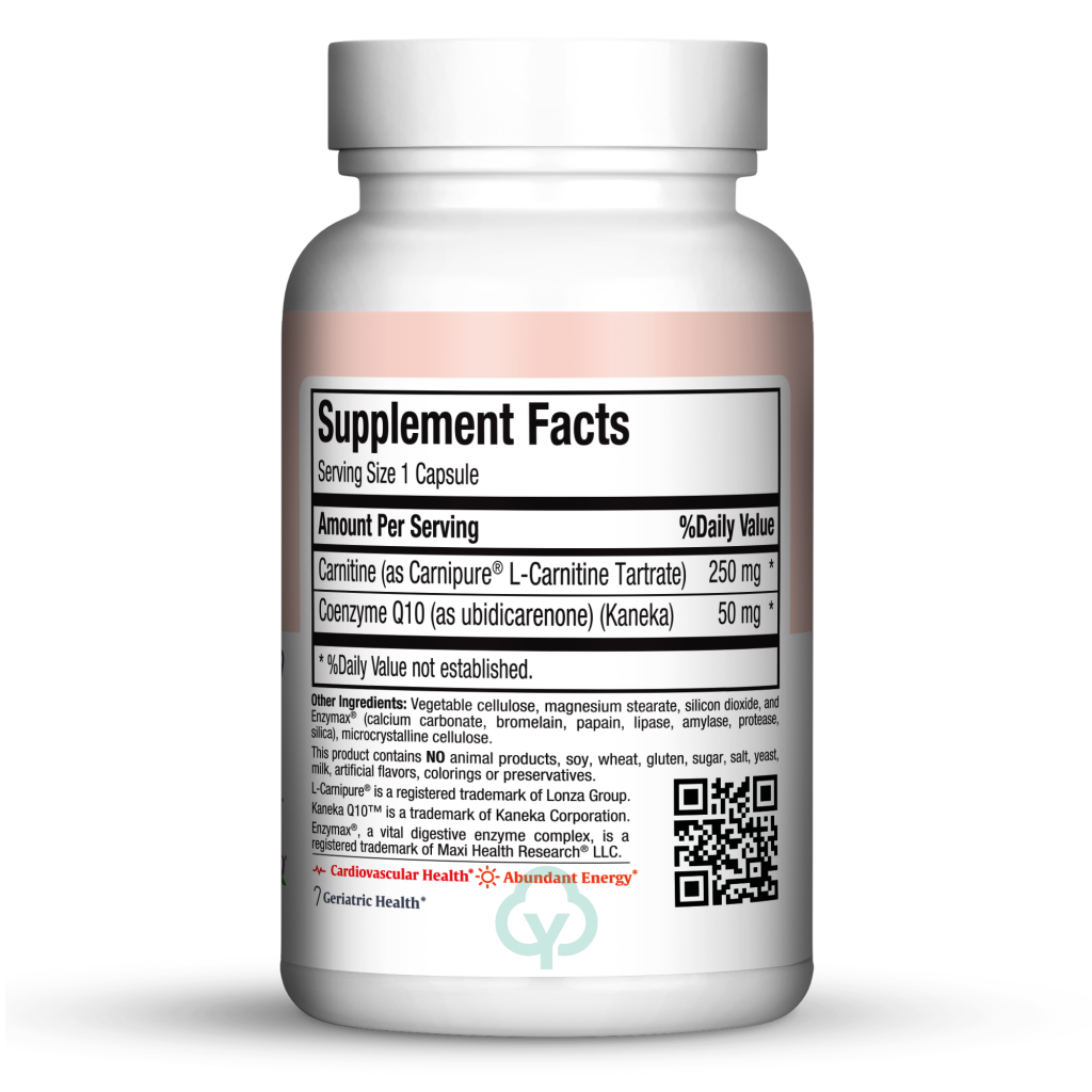 Maxi Health Co Q Carnitine Complex 60 Caps Heart