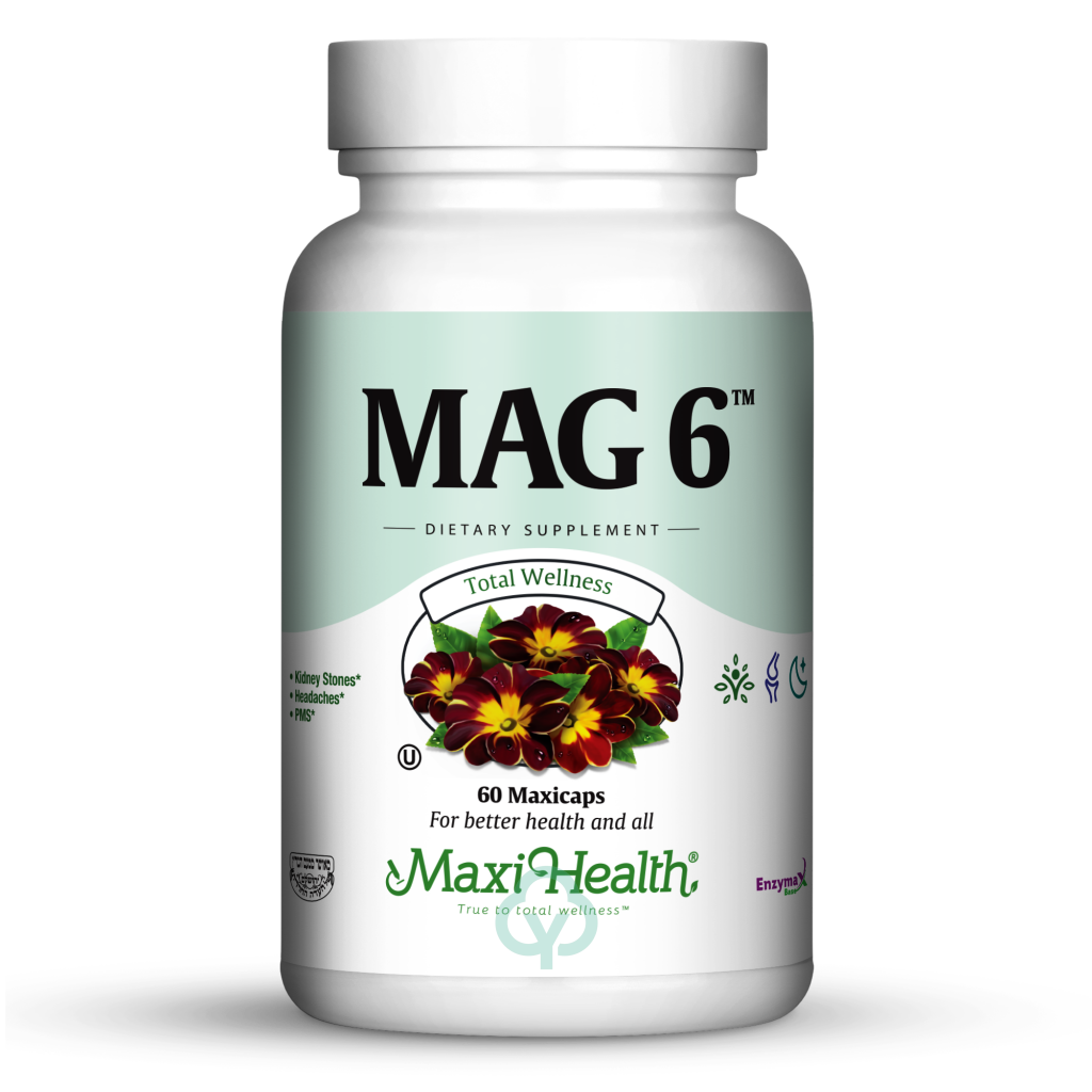 Maxi Health Mag 6 60 Caps Total Wellness