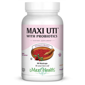 Maxi Health Uti With Probiotics 60 Caps Uti