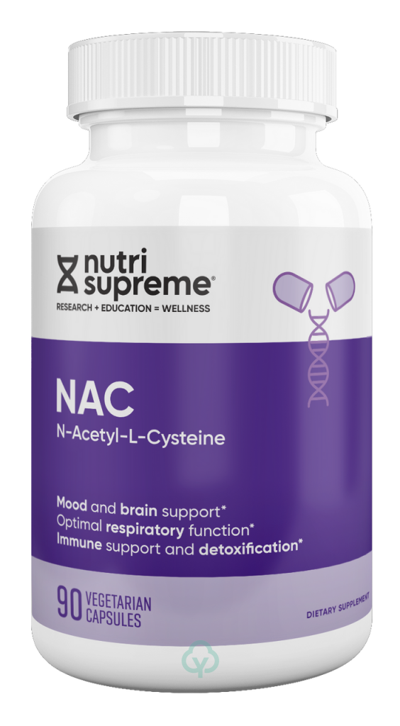 Nutri Supreme Nac - N-Acetyl-L-Cysteine-600Mg 90 Veg Capsules Immune Support