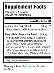 Smiling Herbs Allergy Relief 60 Capsules