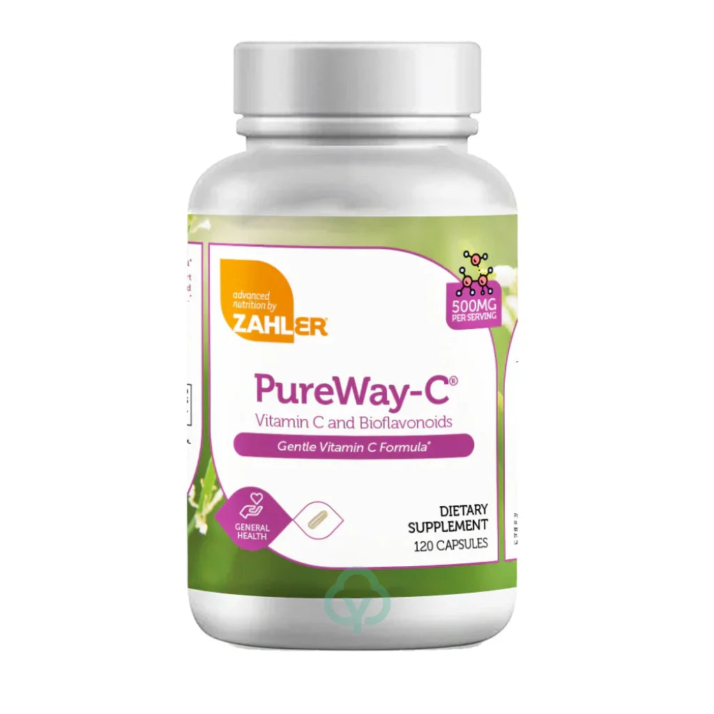 Zahler PureWay-C 500 mg 120 Capsules General Health